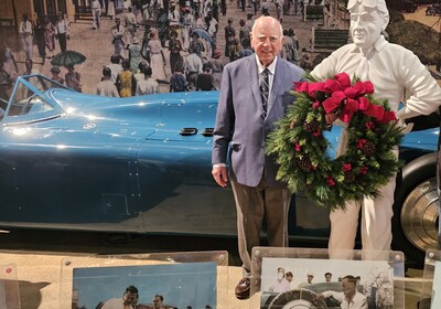 1994 Inductee Sir Malcolm Campbell's Godson Plans a "Blue Bird" Christmas
